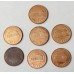 UNITED STATES OF AMERICA 1961 . PENNIES . SEVEN 7 COINS . LOTS OF LUSTRE